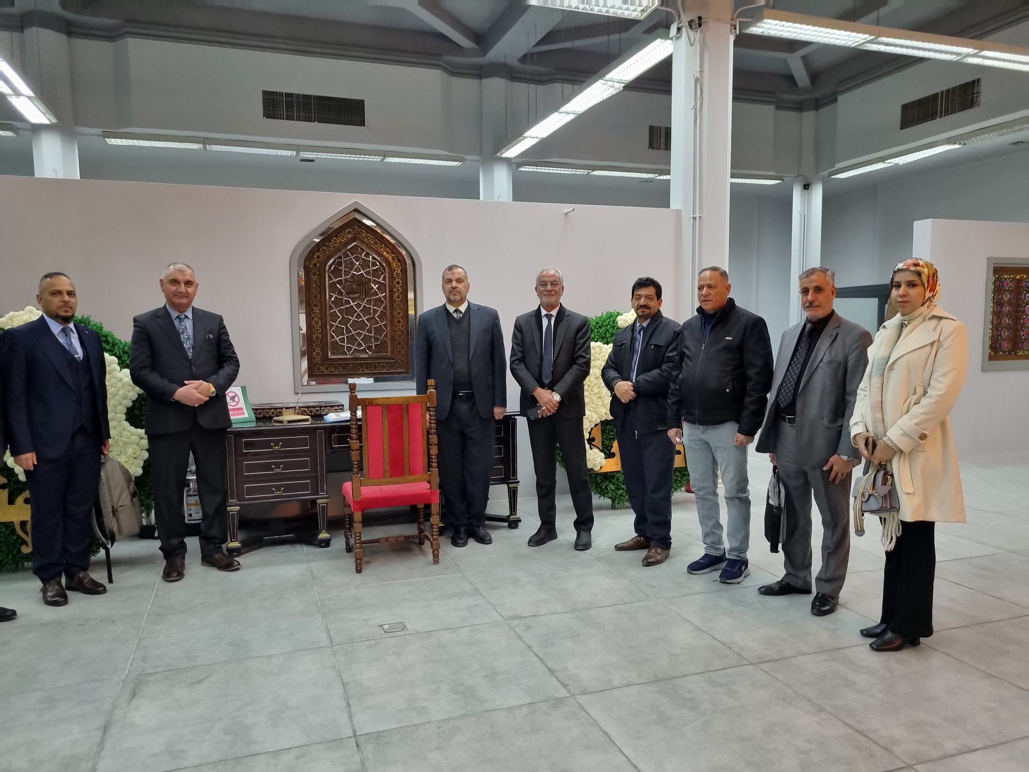 بازدید روسای دانشگاه الفرات الوسطی التقنیه عراق از موزه و مرکز اسناد 